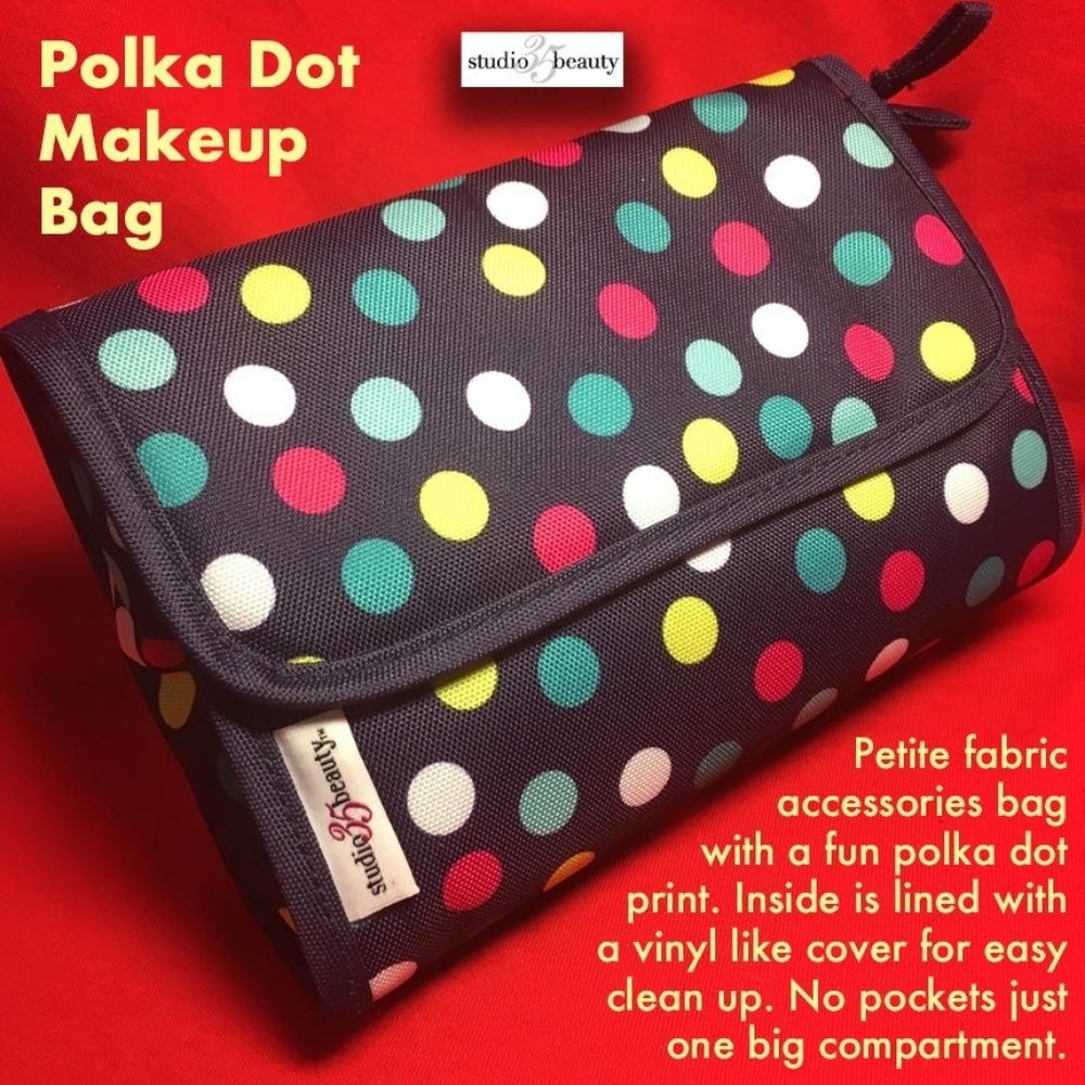 POLKA DOT MAKEUP BAG
